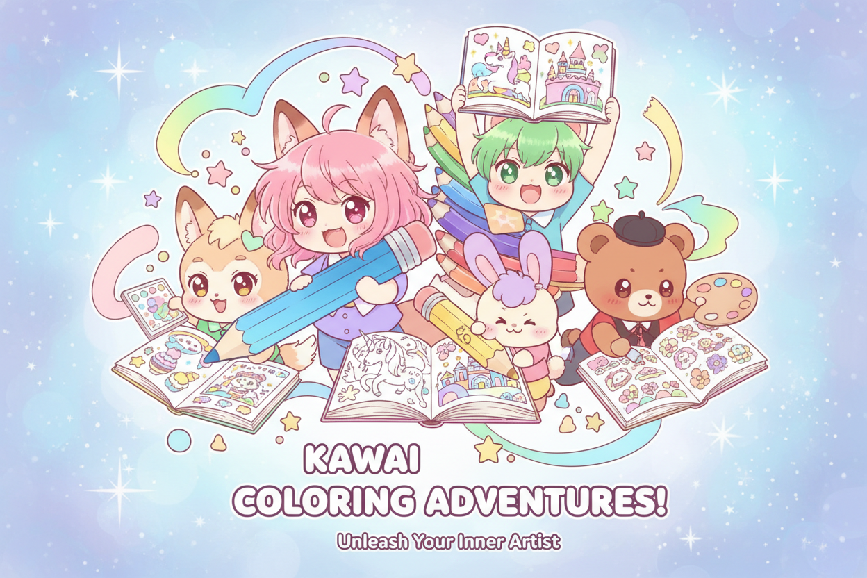 Coloring eBooks Anime Banner