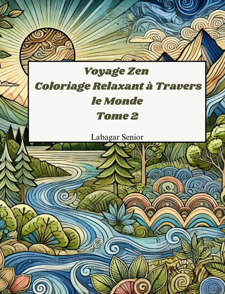 Voyage Zen : Coloriage Relaxant à Travers le Monde Tome 2