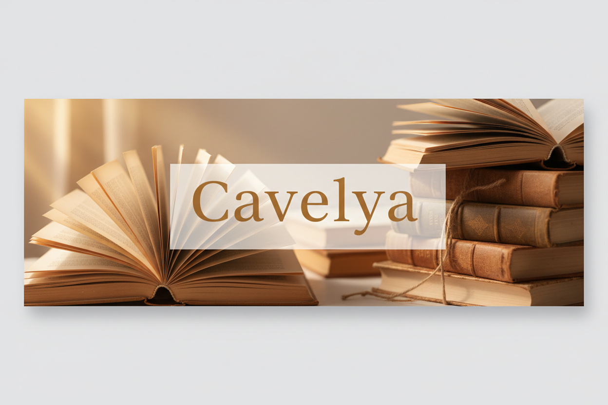 Cavelya Cover avec livres